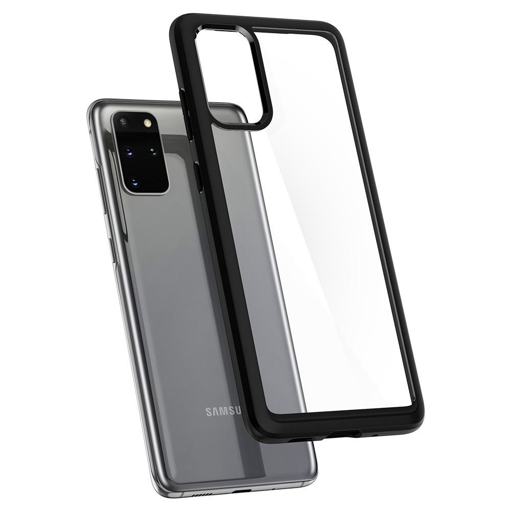 Husa Cover Spigen Ultra Hybrid pentru Samsung Galaxy S20 Plus Matte Black thumb