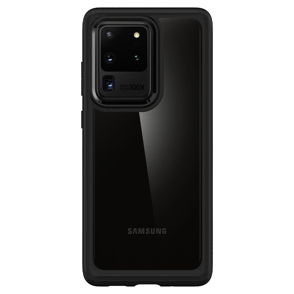 Husa Cover Spigen Ultra Hybrid pentru Samsung Galaxy S20 Ultra Crystal Matte Black thumb