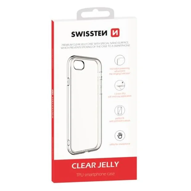 Husa Cover Swissten Silicon Jelly pentru Samsung Galaxy S10 Plus Transparent