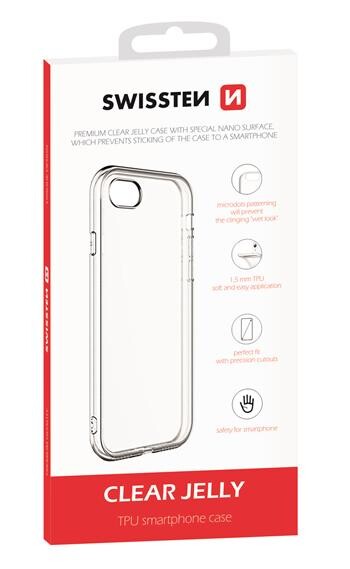 Husa Cover Swissten Silicon Jelly pentru Samsung Galaxy S20 Plus Transparent thumb