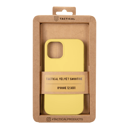 Husa Cover Tactical Velvet Smoothie pentru iPhone 12 Mini Banana thumb