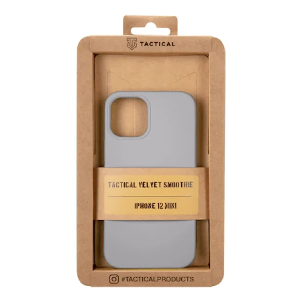 Husa Cover Tactical Velvet Smoothie pentru iPhone 12 Mini Foggy