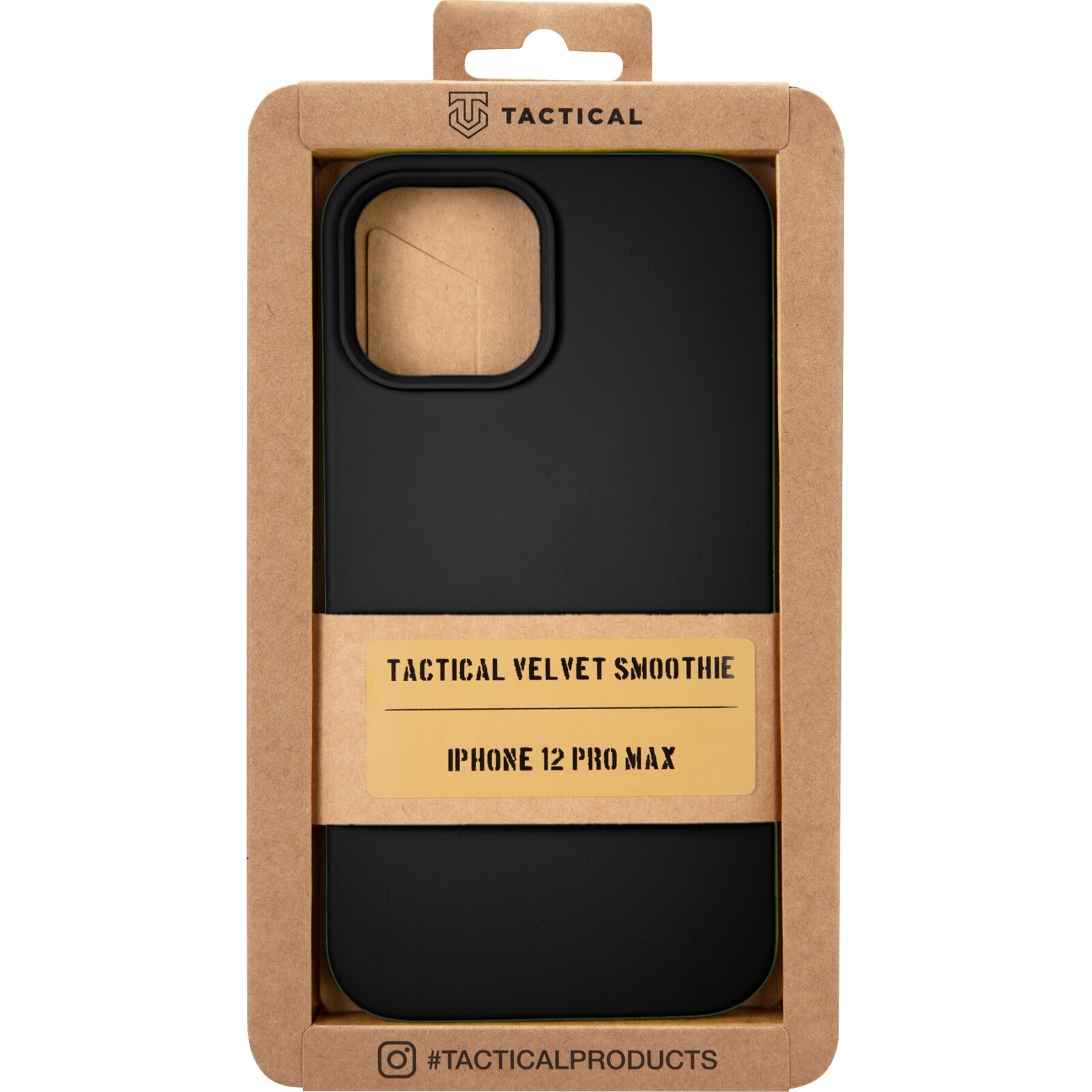 Husa Cover Tactical Velvet Smoothie pentru iPhone 12 Pro Max Asphalt thumb