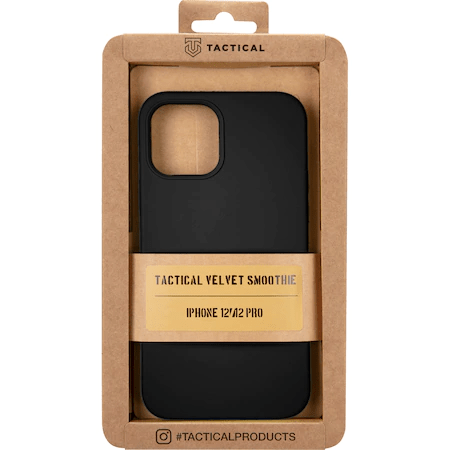 Husa Cover Tactical Velvet Smoothie pentru iPhone 12/12 Pro Asphalt thumb