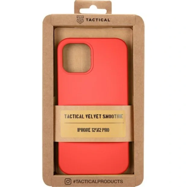 Husa Cover Tactical Velvet Smoothie pentru iPhone 12/12 Pro Chilli