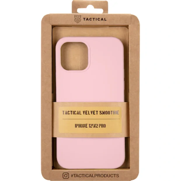 Husa Cover Tactical Velvet Smoothie pentru iPhone 12/12 Pro Pink Panther