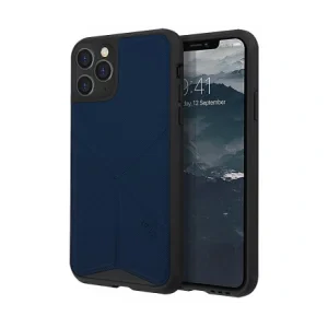 Husa Cover TPU-Textil Uniq Rigor pentru iPhone 11 Pro Max UNIQ-IP6.5HYB(2019)-TRSFBLU Albastru