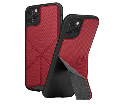 Husa Cover TPU-Textil Uniq Rigor pentru iPhone 11 Pro Max UNIQ-IP6.5HYB(2019)-TRSFRED Rosu thumb