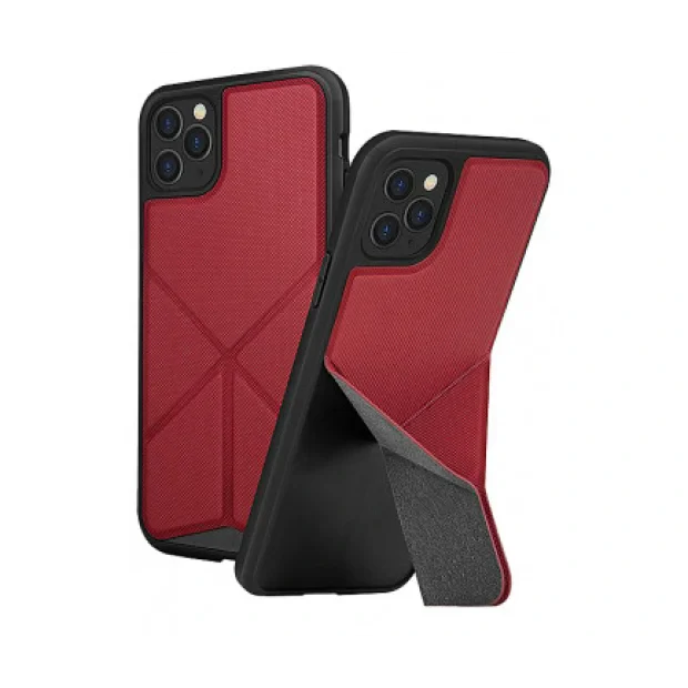 Husa Cover TPU-Textil Uniq Rigor pentru iPhone 11 Pro Max UNIQ-IP6.5HYB(2019)-TRSFRED Rosu