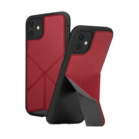 Husa Cover TPU-Textil Uniq Rigor pentru iPhone 11 UNIQ-IP6.1HYB(2019)-TRSFRED Rosu