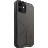 Husa Cover TPU-Textil Uniq Rigor pentru iPhone 12 Mini  Gri