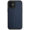 Husa Cover TPU-Textil Uniq Rigor pentru iPhone 12 Mini Albastru