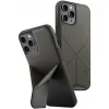 Husa Cover TPU-Textil Uniq Rigor pentru iPhone 12 Pro Max Gri