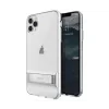 Husa Cover TPU Uniq Cabrio cu Suport Reglabil pentru iPhone 11 Pro Max Transparent