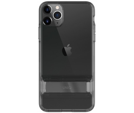 Husa Cover TPU Uniq Cabrio cu Suport Reglabil pentru iPhone 11 Pro Max Gri thumb