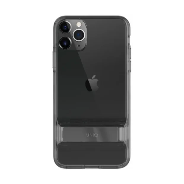 Husa Cover TPU Uniq Cabrio cu Suport Reglabil pentru iPhone 11 Pro Max Gri