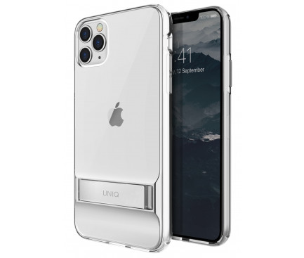 Husa Cover TPU Uniq Cabrio cu Suport Reglabil pentru iPhone 11 Pro Transparent thumb