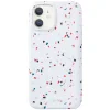 Husa Cover TPU Uniq Coehl Terrazzo pentru iPhone 12 Mini Alb