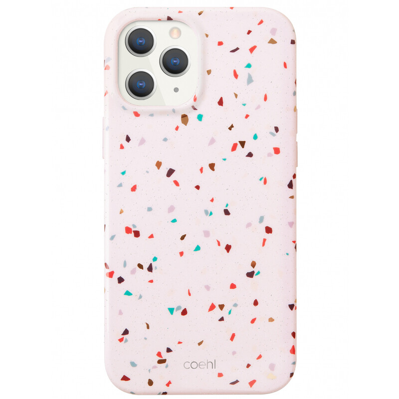 Husa Cover TPU Uniq Coehl Terrazzo pentru iPhone 12 Pro Max Roz thumb