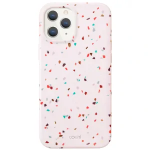 Husa Cover TPU Uniq Coehl Terrazzo pentru iPhone 12 Pro Max Roz