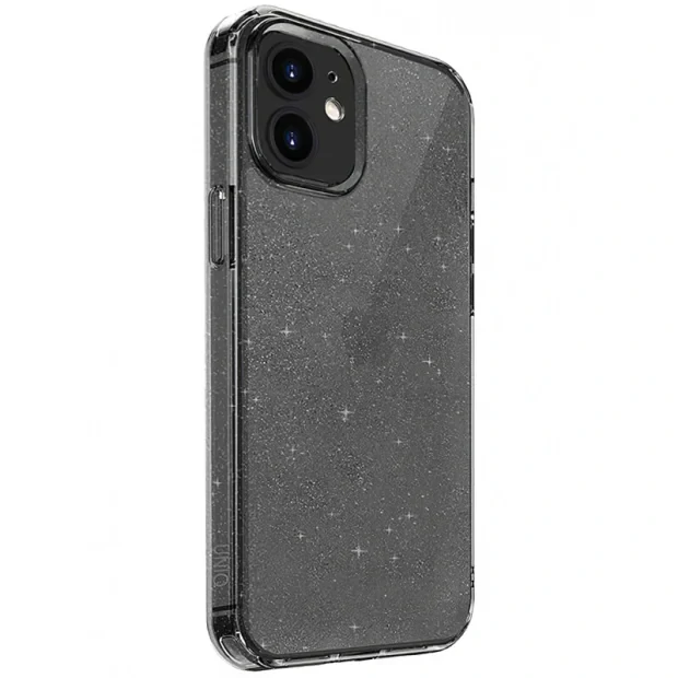 Husa Cover TPU Uniq LifePro Tinsel Glitter pentru iPhone 12 Mini Gri