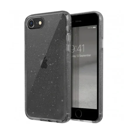 Husa Cover TPU Uniq LifePro Tinsel Glitter pentru iPhone 7/8/SE 2 Gri