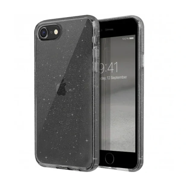 Husa Cover TPU Uniq LifePro Tinsel Glitter pentru iPhone 7/8/SE 2 Gri