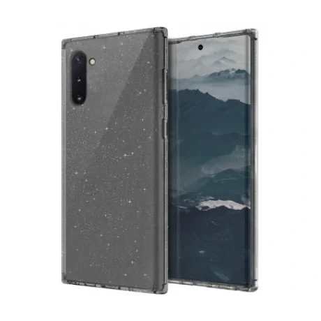 Husa Cover TPU Uniq LifePro Tinsel pentru Samsung Galaxy Note 10 UNIQ-GN10HYB-LPRTSMK Gri