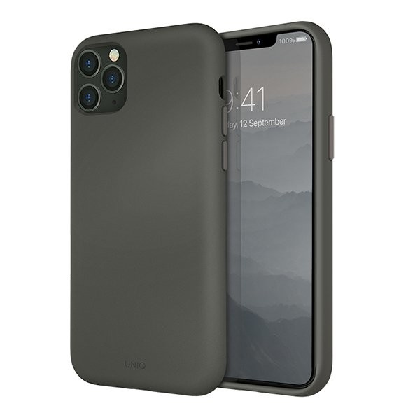 Husa Cover TPU Uniq Lino pentru iPhone 11 Pro Max LINOHGRY Gri thumb