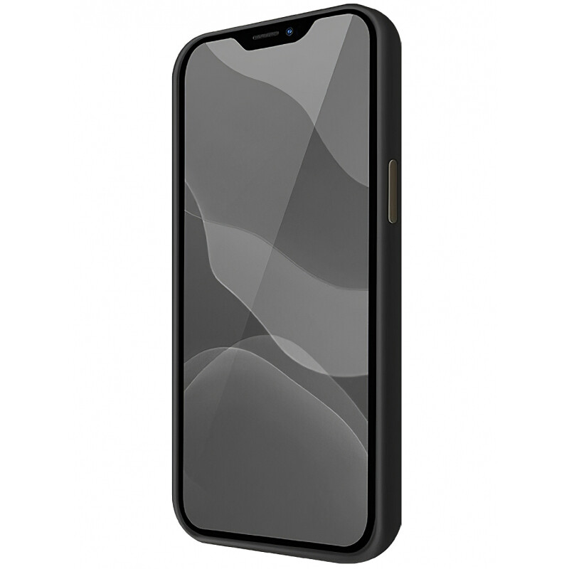 Husa Cover TPU Uniq Lino pentru iPhone 12 Mini Negru thumb