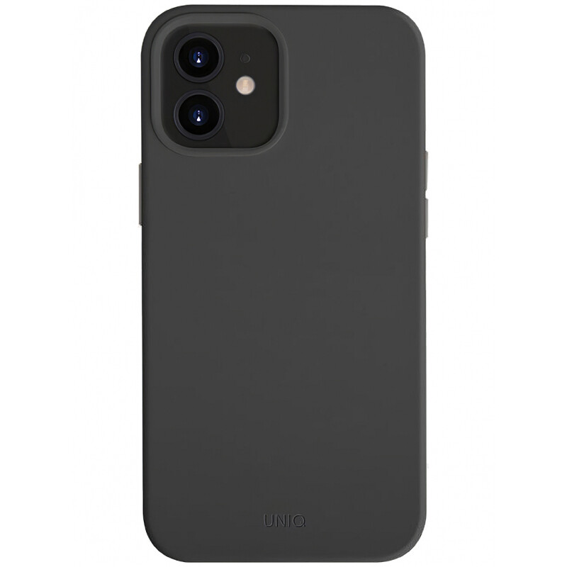 Husa Cover TPU Uniq Lino pentru iPhone 12 Mini Negru thumb