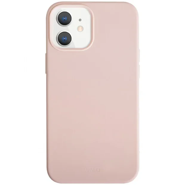 Husa Cover TPU Uniq Lino pentru iPhone 12 Mini Roz