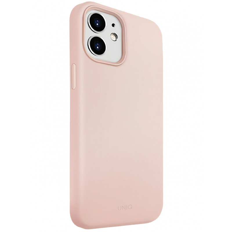 Husa Cover TPU Uniq Lino pentru iPhone 12 Mini Roz thumb