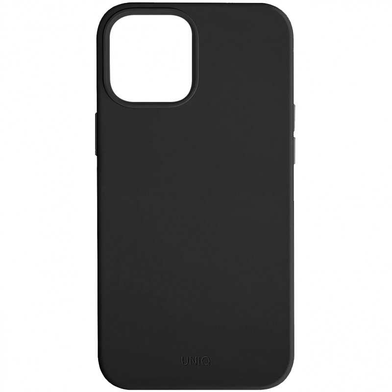 Husa Cover TPU Uniq Lino pentru iPhone 12 Pro Max Negru thumb