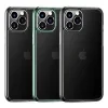 Husa Cover TPU Usams Kryt Pro Minni pentru iPhone 12 Pro Max Transparent cu Rama Negru