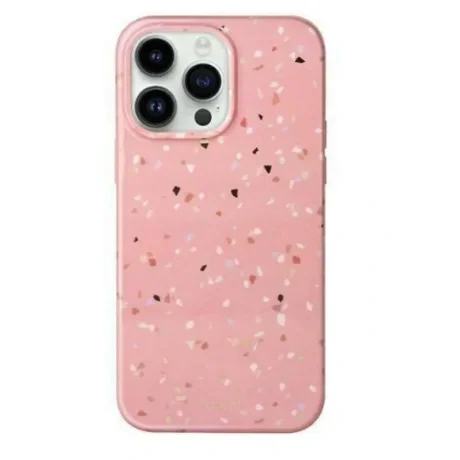 Husa Cover UNIQ Coehl Terrazzo pentru iPhone 14 Pro Max coral Roz