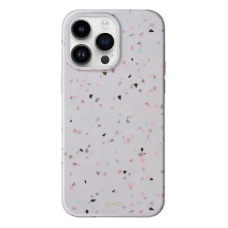 Husa Cover UNIQ Coehl Terrazzo pentru iPhone 14 Pro Sandstone