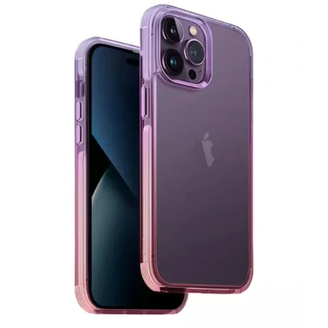 Husa Cover UNIQ Combat Duo pentru iPhone 14 Pro  lililac Mov-Roz