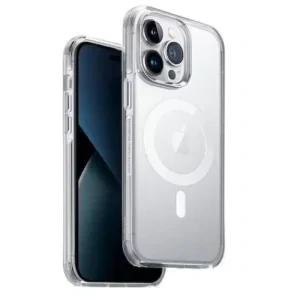Husa Cover UNIQ Combat Magclick pentru iPhone 14 Pro satin Transparent