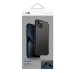 Husa Cover UNIQ Combat pentru iPhone 14 Negru Carbon