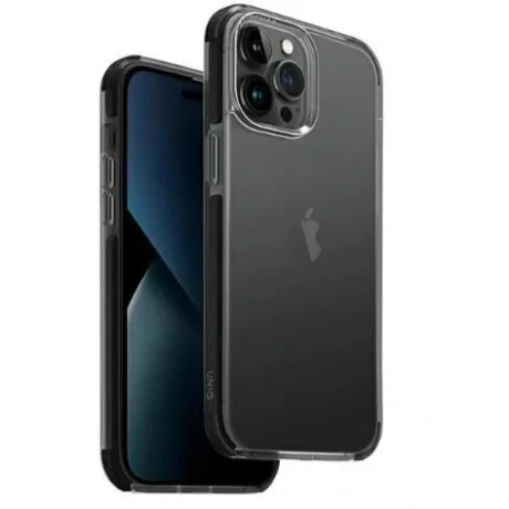 Husa Cover UNIQ Combat pentru iPhone 14 Pro Negru Carbon