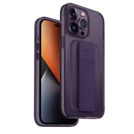 Husa Cover UNIQ Heldro Mount pentru iPhone 14 Pro fig Mov