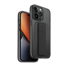 Husa Cover UNIQ Heldro Mount pentru iPhone 14 Pro vapour Fumuriu