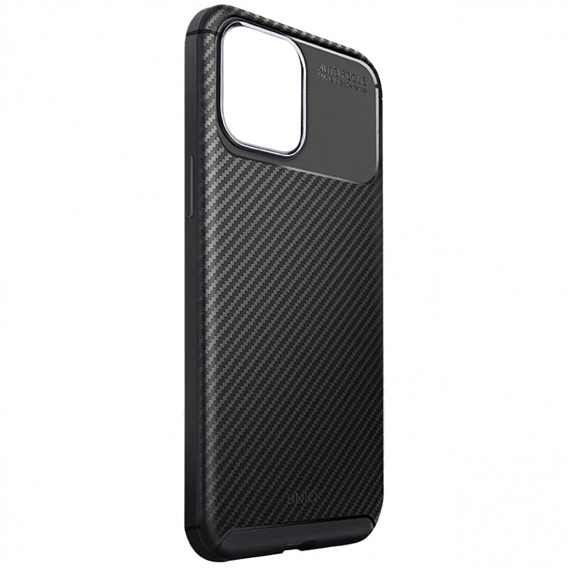 Husa Cover Uniq Hexa Fibra Carbon pentru iPhone 12 Mini Negru thumb