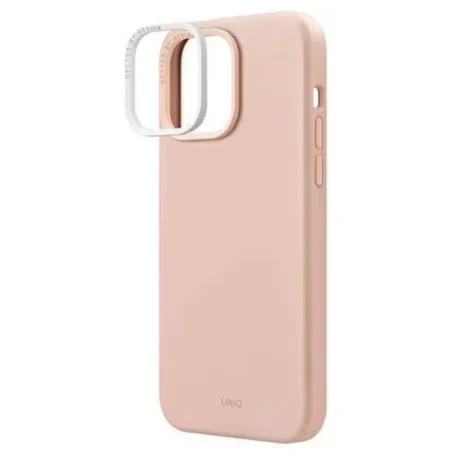Husa Cover UNIQ  Lino Hue Magclick pentru iPhone 14 Pro Blush Roz