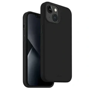 Husa Cover UNIQ Lino pentru iPhone 14 Plus Midnight Negru