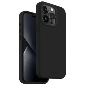 Husa Cover UNIQ Lino pentru iPhone 14 Pro Midnight Negru