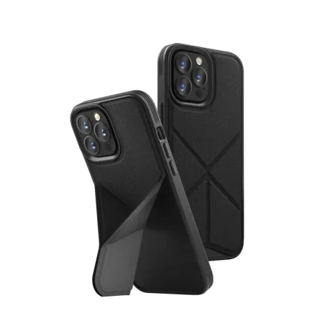 Husa Cover UNIQ Transforma MagSafe pentru iPhone 13 Pro ebony Negru