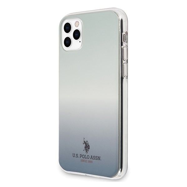 Husa Cover US Polo Gradient Pattern Collection pentru iPhone 11 Pro Blue thumb