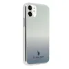 Husa Cover US Polo Gradient Pattern Collection pentru iPhone 11 Blue